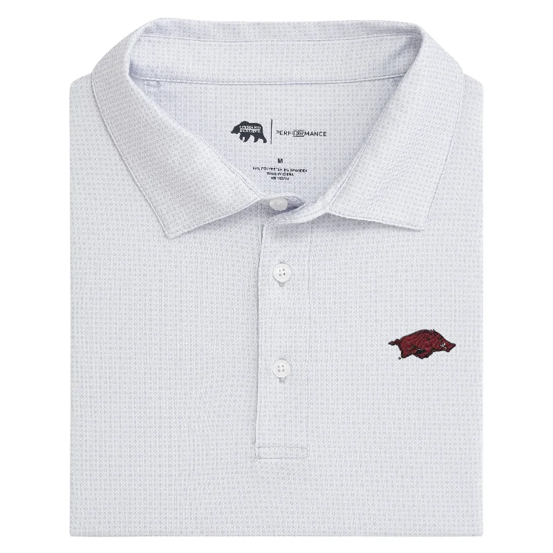 men's durable polo shirts-Arkansas Range Printed Performance Polo