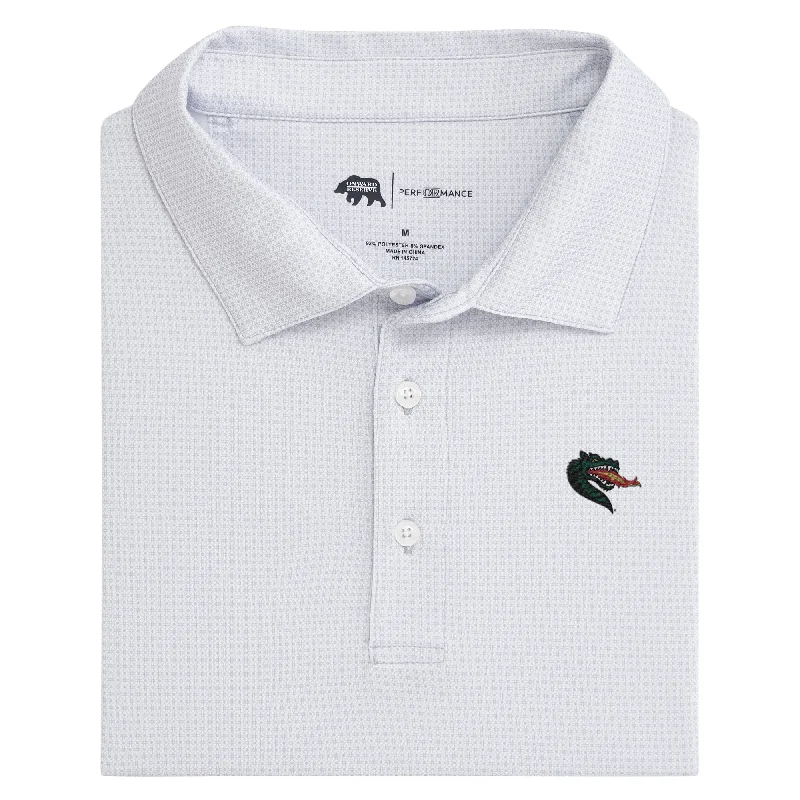 men's travel polo shirts-UAB Range Printed Performance Polo