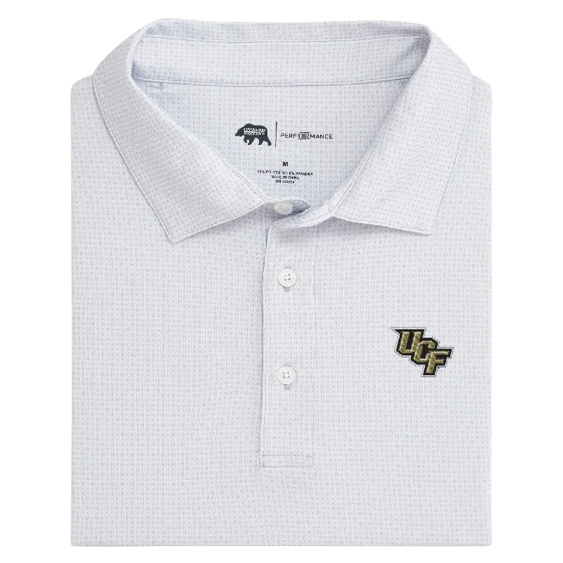 men's moisture-wicking polo shirts-UCF Range Printed Performance Polo