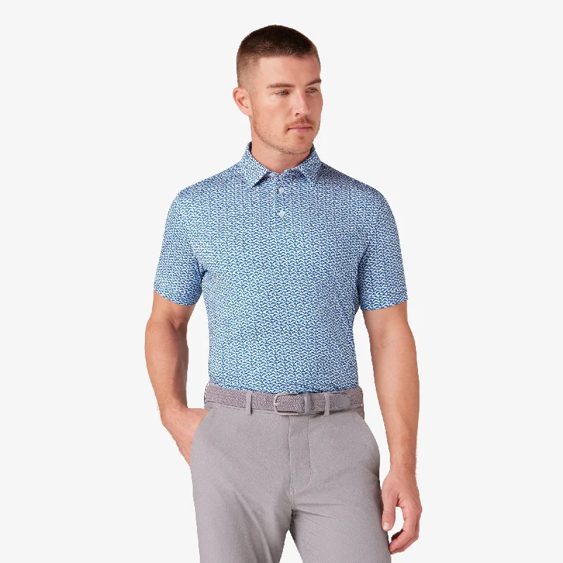 men's easy-care polo shirts-Big Tex Print