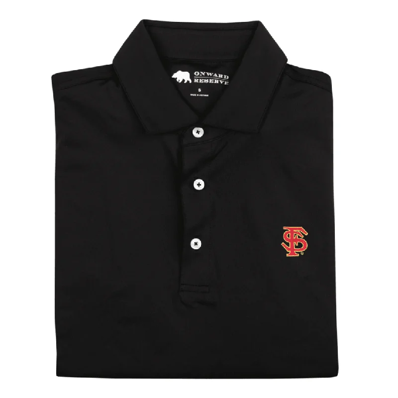 men's chic polo shirts-Solid FS Performance Polo