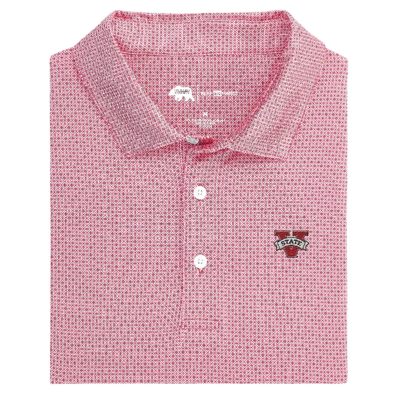 men's lightweight polo shirts-Valdosta State Range Printed Performance Polo