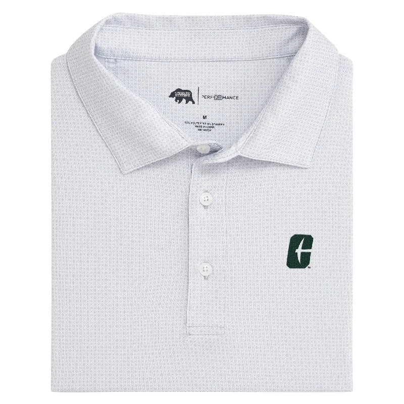 men's classic polo shirts-UNC Charlotte Range Printed Performance Polo