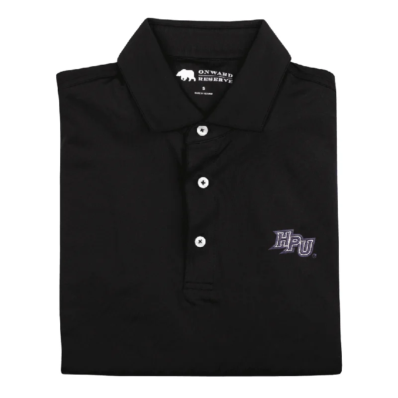 men's two-tone polo shirts-Solid High Point Performance Polo