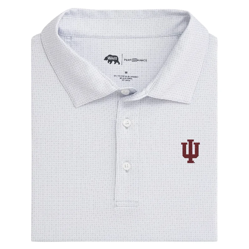 men's outdoor polo shirts-Indiana Range Printed Performance Polo