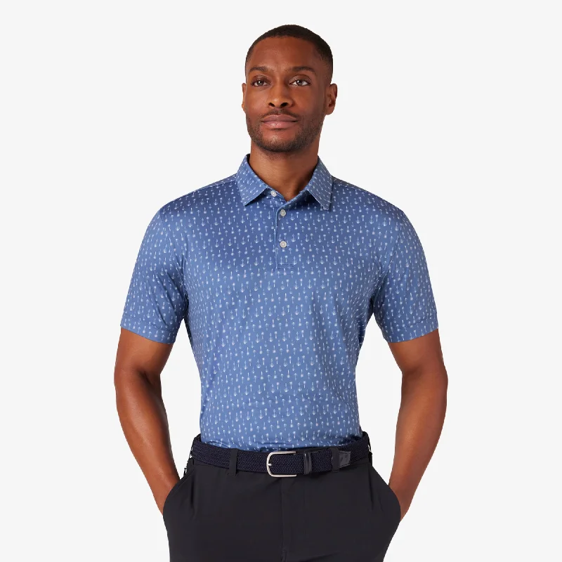 men's tapered fit polo shirts-Coastal Fjord Agave