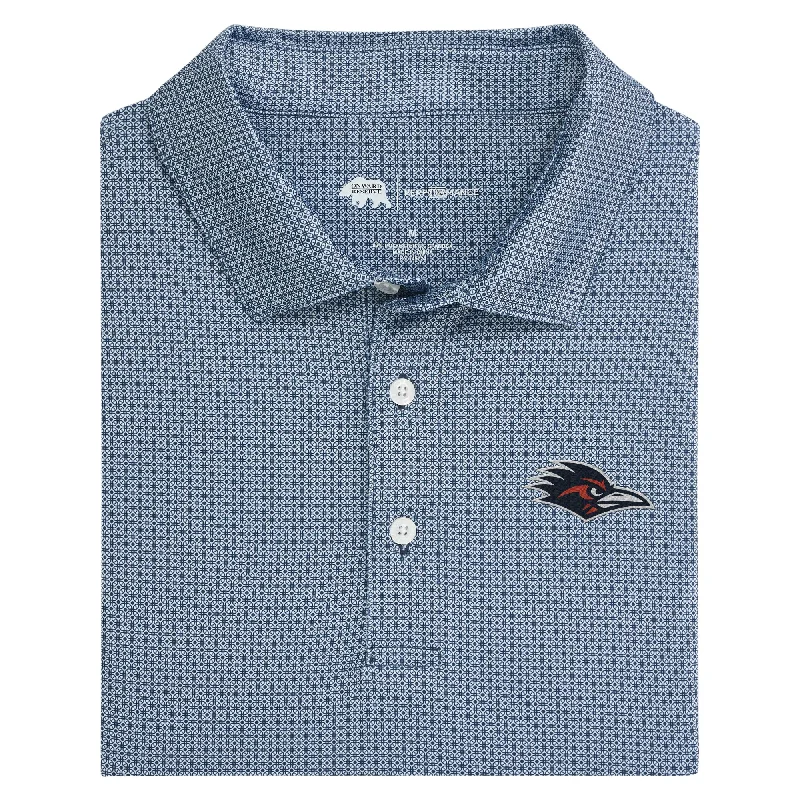 men's innovative polo shirts-UTSA Range Printed Performance Polo