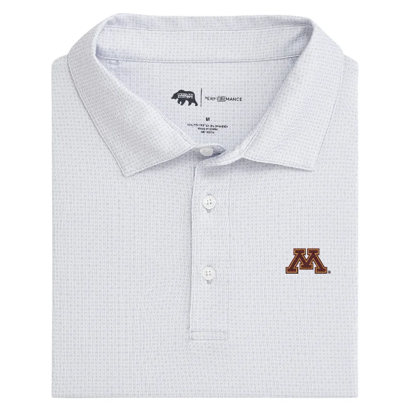 men's elegant polo shirts-Minnesota Range Printed Performance Polo