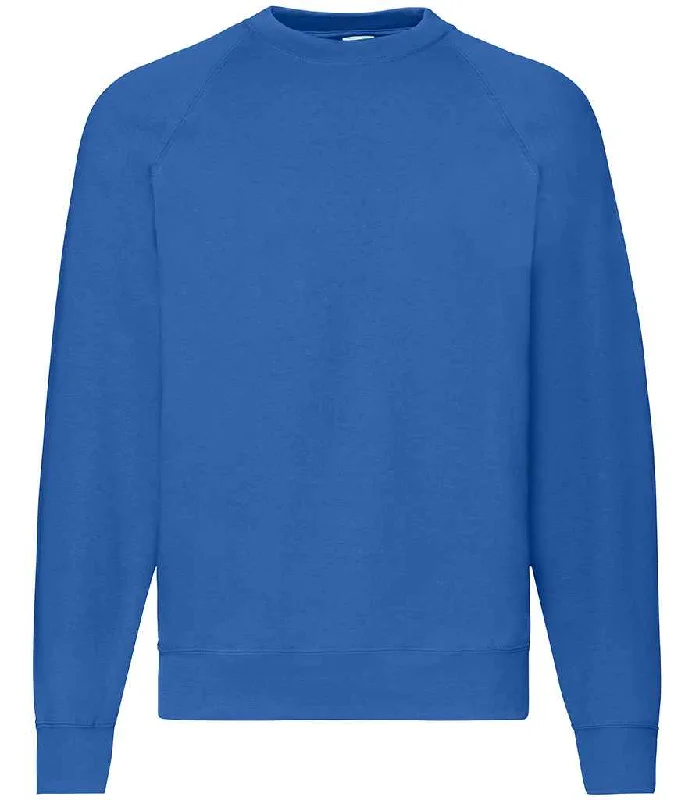 men's neutral color sweatshirts-Fruit of the Loom Classic Raglan Sweatshirt | Royal Blue