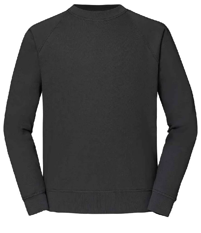 men's printed sweatshirts-Fruit of the Loom Classic Raglan Sweatshirt | Light Graphite