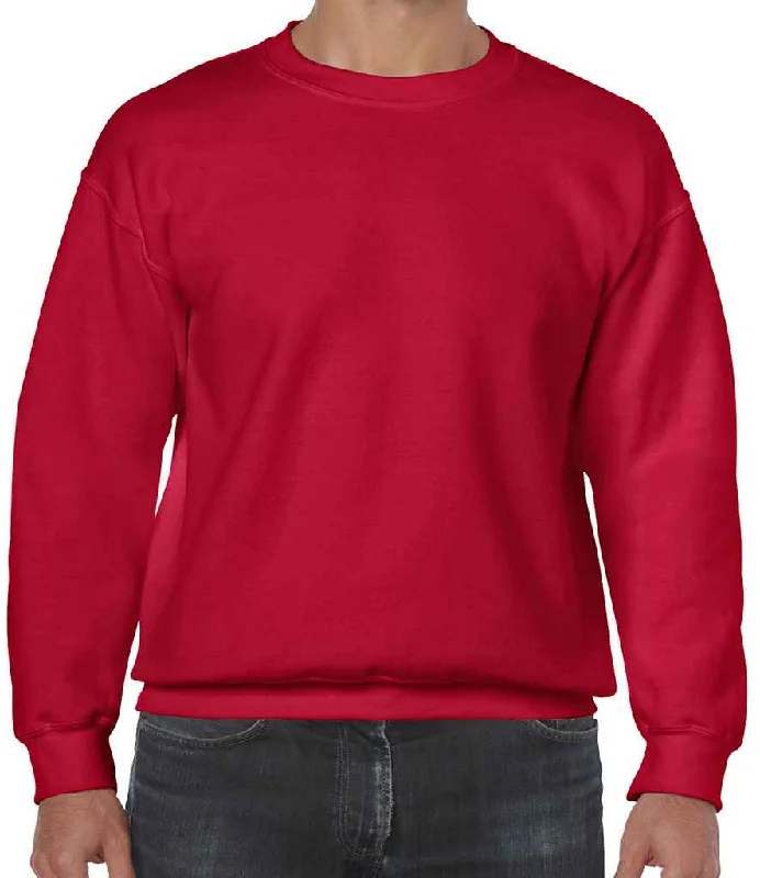 men's lightweight sweatshirts-Gildan Heavy Blend™ Sweatshirt | Cherry Red