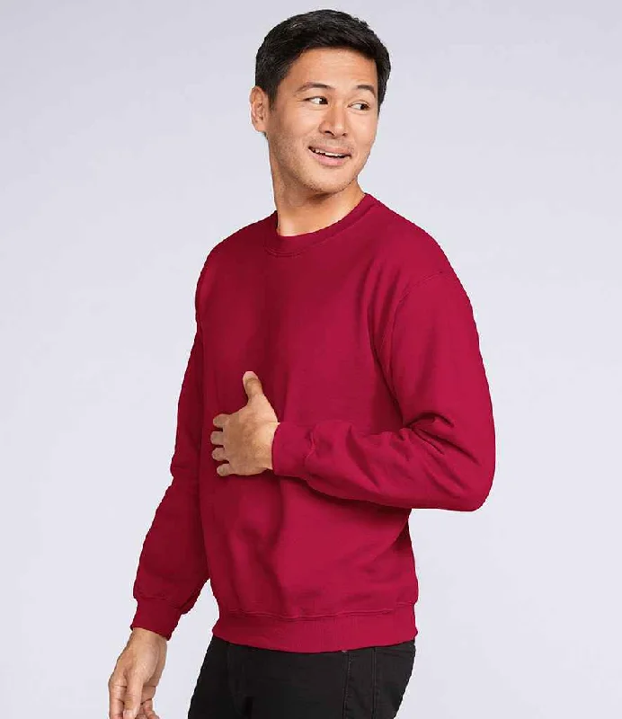 men's cotton sweatshirts-Gildan Heavy Blend™ Sweatshirt | Antique Cherry Red