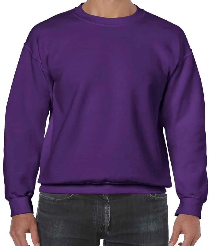 men's daily wear sweatshirts-Gildan Heavy Blend™ Sweatshirt | Purple