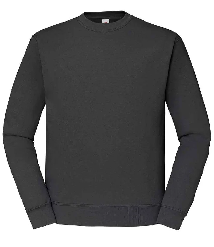 men's affordable sweatshirts-Fruit of the Loom Classic Drop Shoulder Sweatshirt | Light Graphite