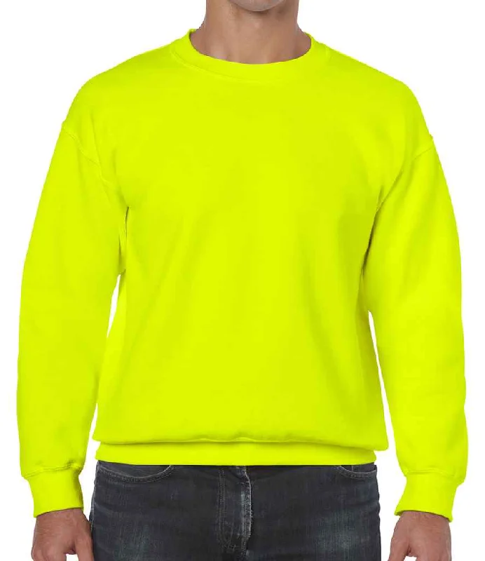 men's casual sweatshirts-Gildan Heavy Blend™ Sweatshirt | Safety Green