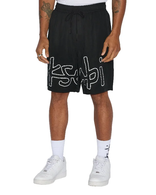 men's mid-thigh shorts-1999 LIFE SHORT BLACK