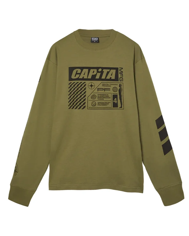 men's logo t-shirts-Mental L/S Tee