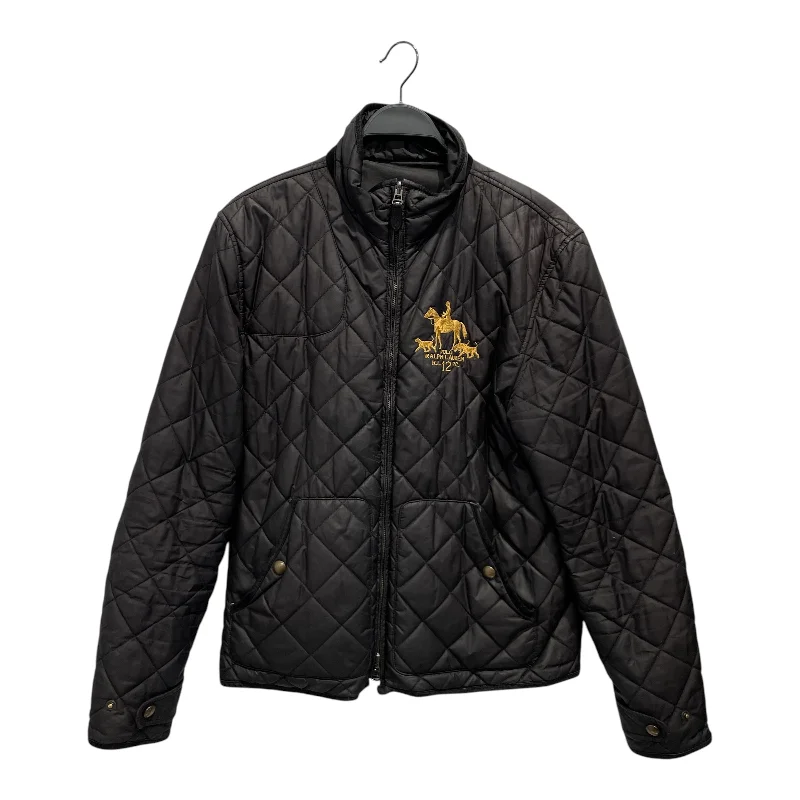 men's cycling coats-POLO RALPH LAUREN/Coat/M/BLK/Quilted reversible