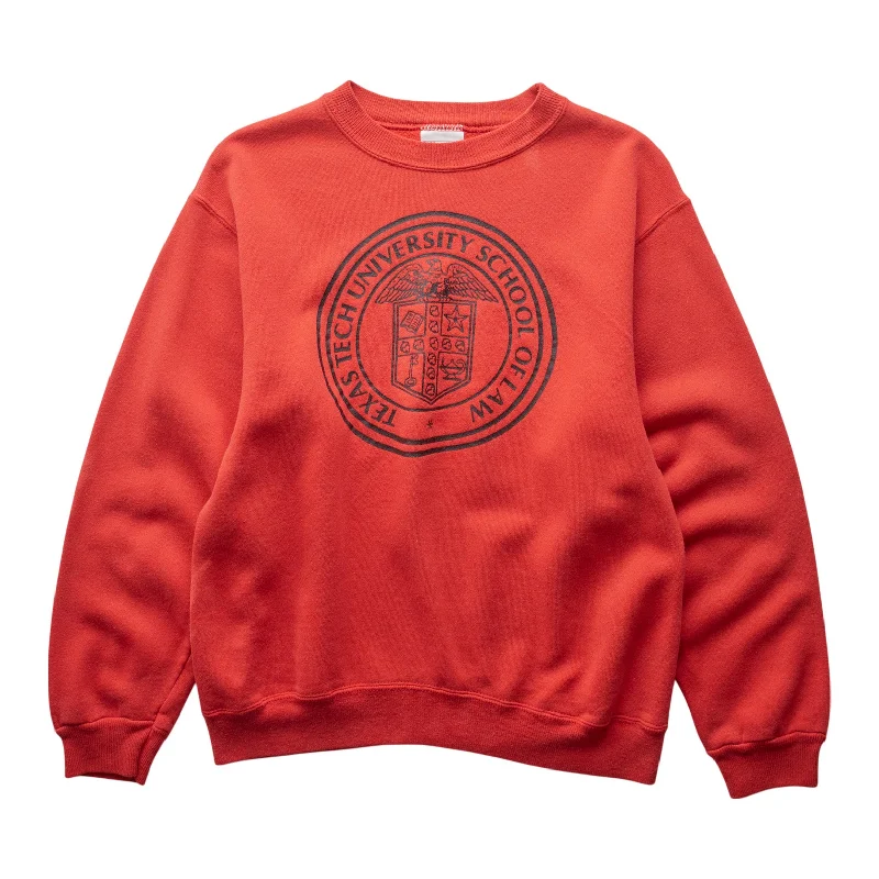 men's sports sweatshirts-(S) 90s Texas Tech School of Law