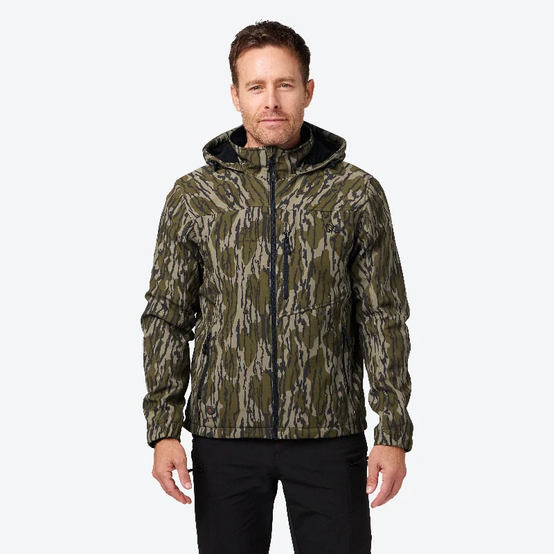 men's lightweight jackets-BLX Mossy Oak Heated Jacket Men's