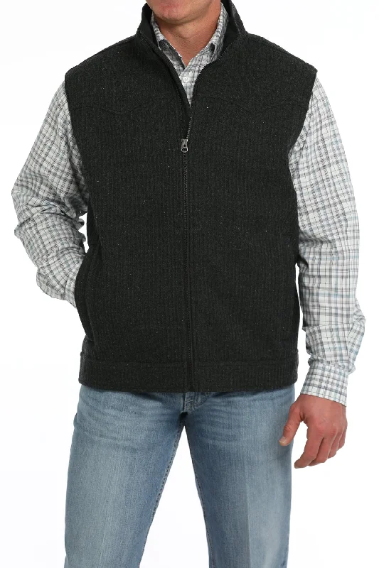 men's hiking vests-Men's Cinch Knit Bonded Vest #MWV1909001