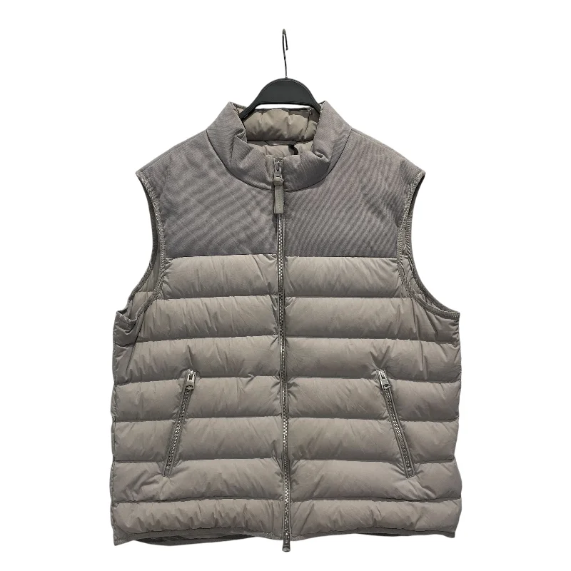 men's gym vests-MACKAGE/Puffer Vest/44/Nylon/GRY/