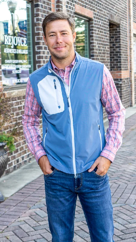 men's fall vests-Southern Tide Bowline Performance Vest