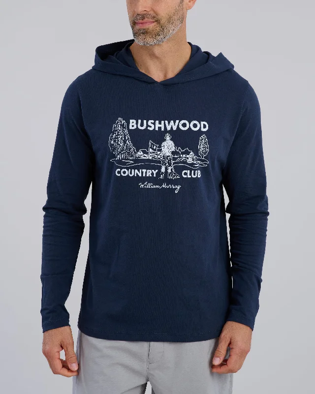 men's printed hoodies-Bushwood CC Hoodie T-Shirt