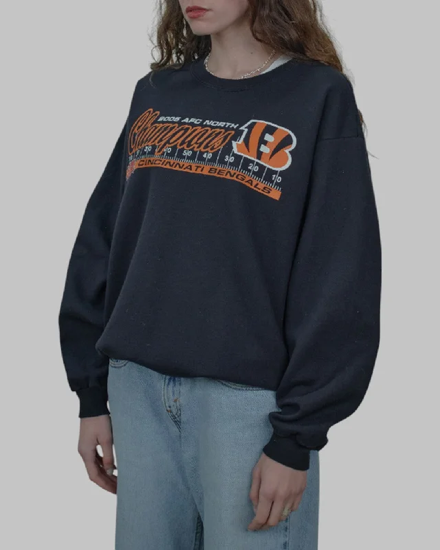 men's street style sweatshirts-(M) 00s Cincinnati Bengals