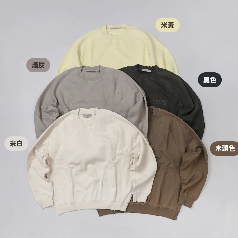 men's hooded sweatshirts-Fear Of God Essentials Crewneck Sweatshirt [192SU22204]