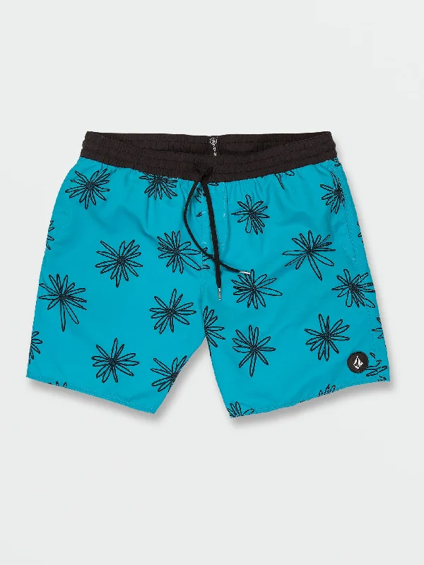 men's warm weather shorts-Polly Pack Elastic Waist Trunks - Electric Blue