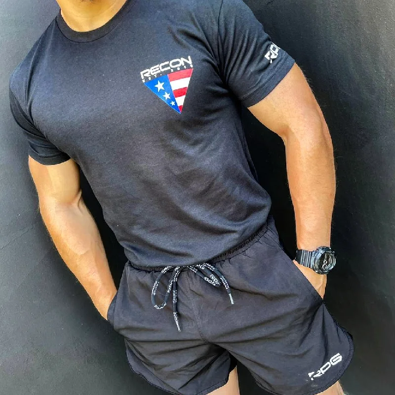 men's trendy t-shirts-RECON PERFORMANCE MEN'S "FREEDOM" USA GRAPHIC TEE