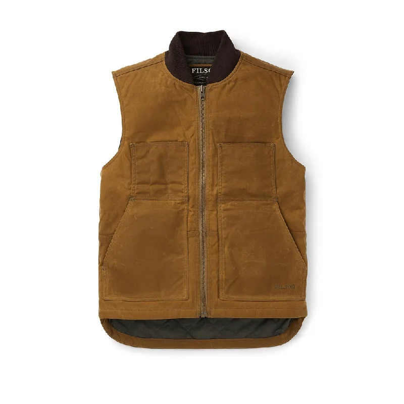 men's down vests-Tin Cloth Insulated Work Vest