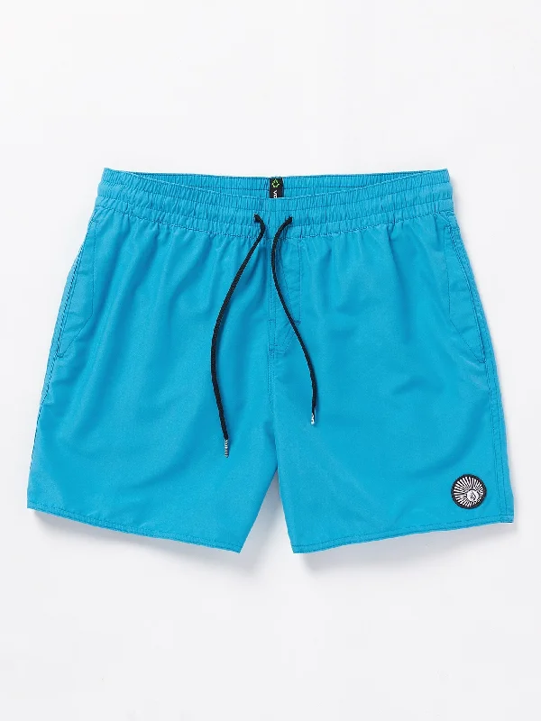 men's summer shorts-Lido Solid Trunks - Tidal Blue