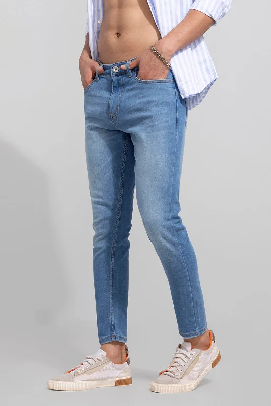 men's flat front pants-Zen Blue Jeans