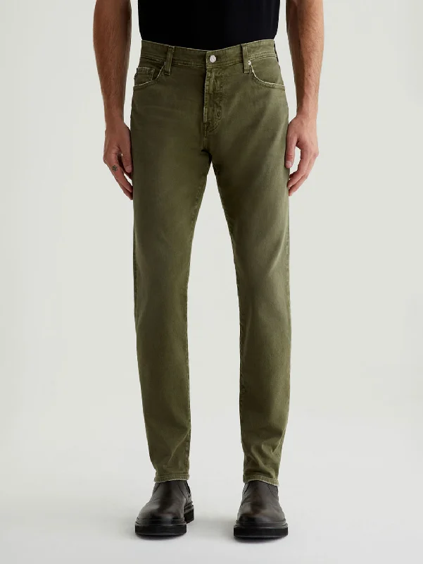 men's sleep pants-Tellis Modern Slim Jean - 7 Year Sulfur Alpine Grass