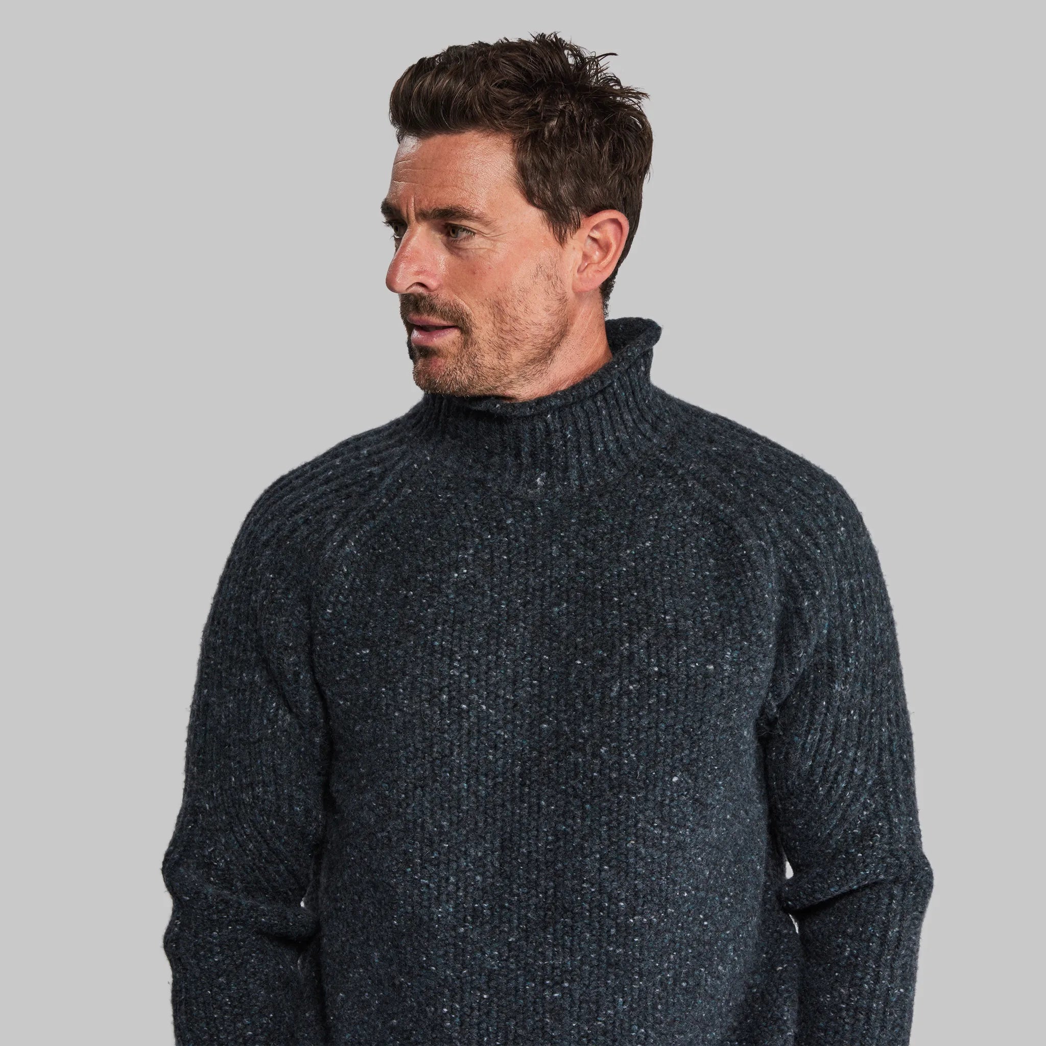 men's fall sweaters-Antarctic Sweater. Navy edition