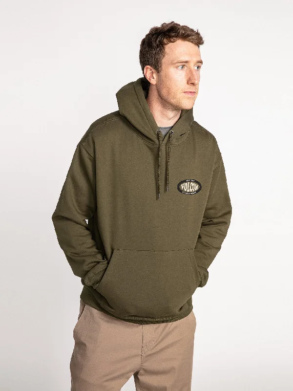 men's event hoodies-Watanite Pullover Hoodie - Military