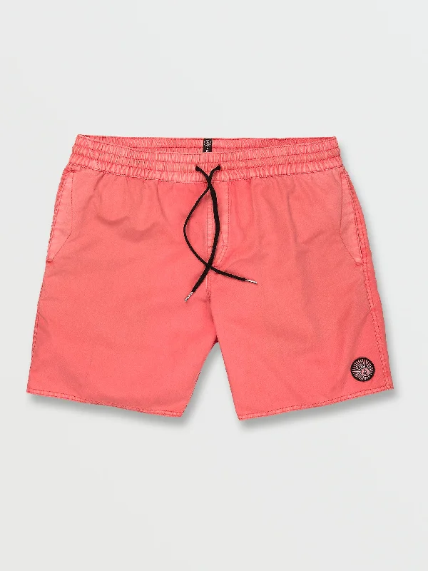 men's durable shorts-Center Trunks - Living Coral