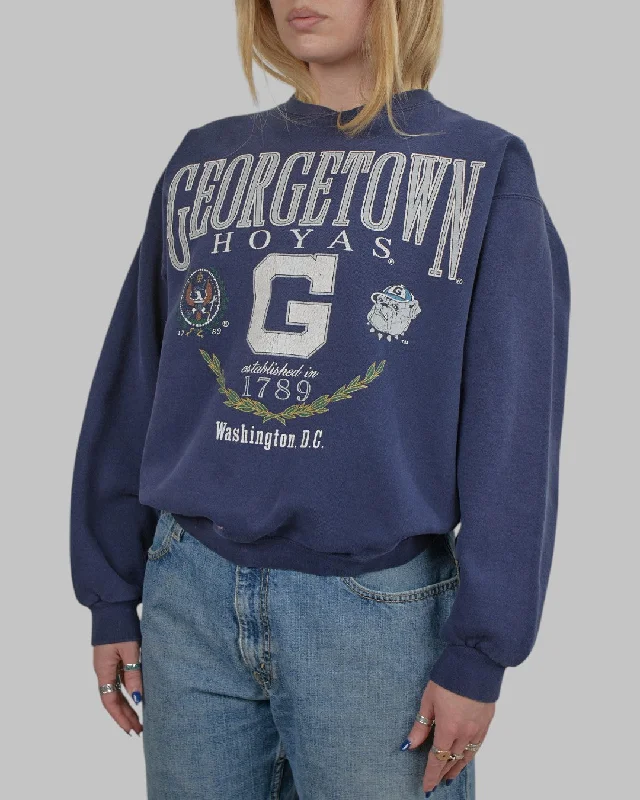 men's luxury sweatshirts-(M) 90s Georgetown Hoyas