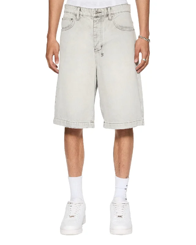 men's relaxed fit shorts-MAXX SHORT WHITE SNOW