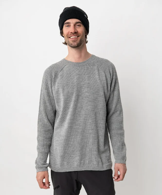 men's loungewear sweaters-M's Après Merino Crew