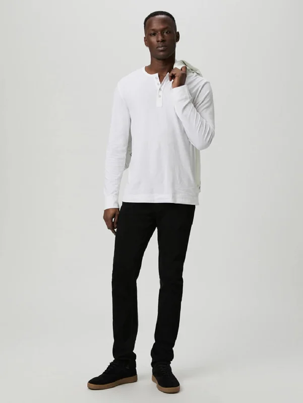 men's modern pants-Lennox Slim Jean - Black Shadow