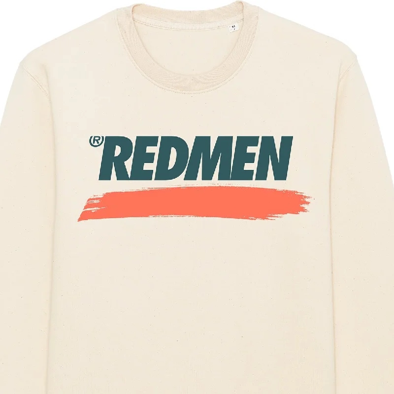 men's striped sweatshirts-Redmen Brush Stroke Sweatshirt