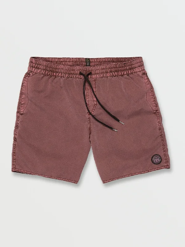 men's pajama shorts-Center Trunks - Bordeaux Brown