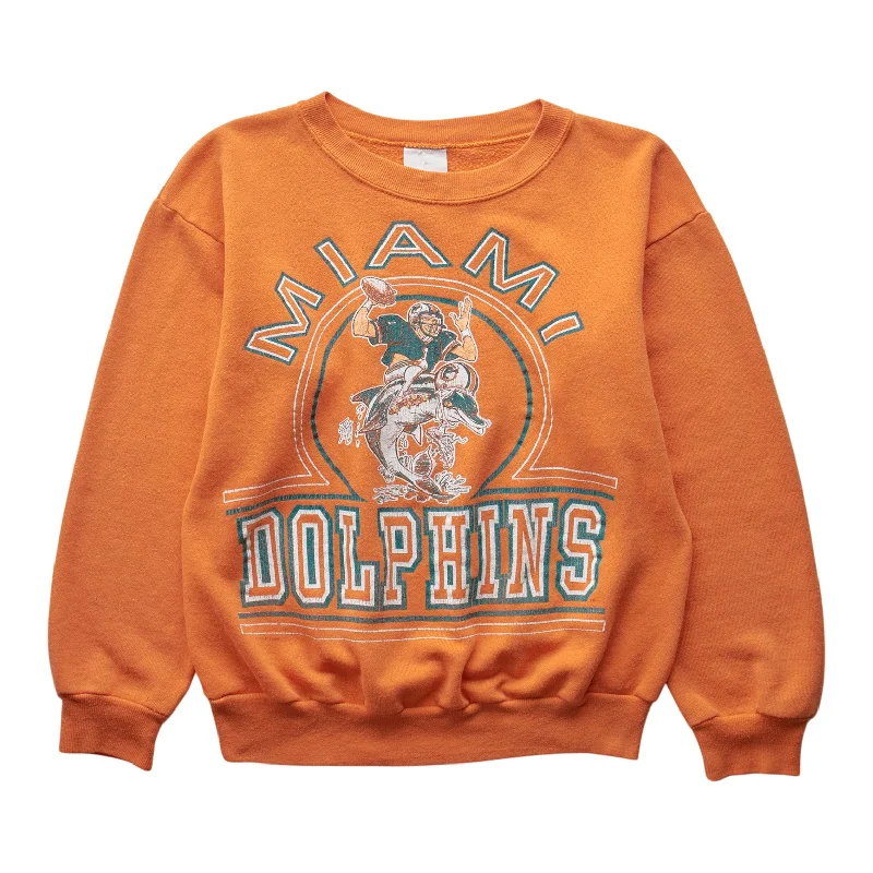 men's performance sweatshirts-(S) 90s Miami Dolphins