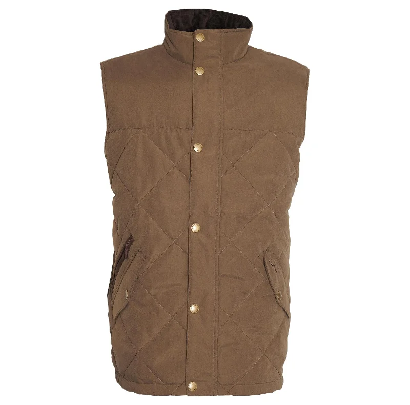 men's zip-up vests-Barbour Elter Quilted Gilet