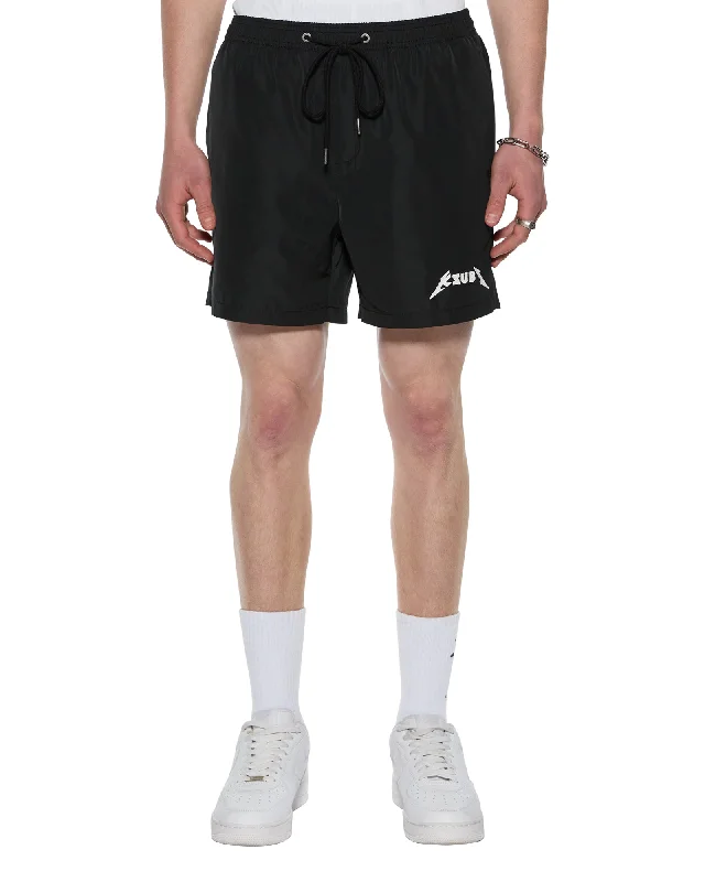 men's tailored shorts-LINE UP BOARDSHORT JET BLACK