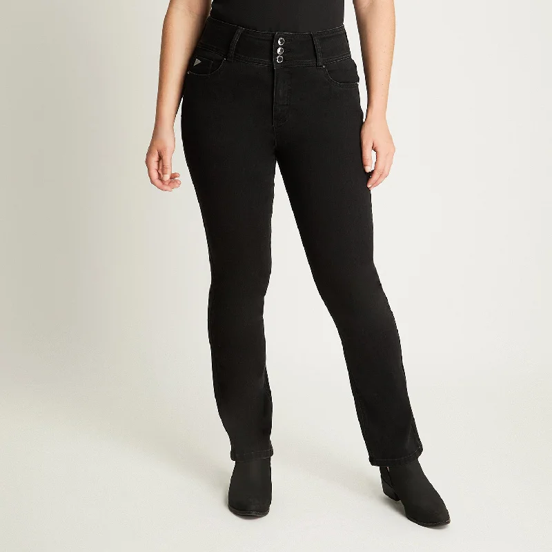 men's wool trousers-Jeans Straight Negro