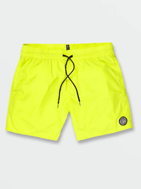 men's fishing shorts-Lido Solid Trunks - Limeade